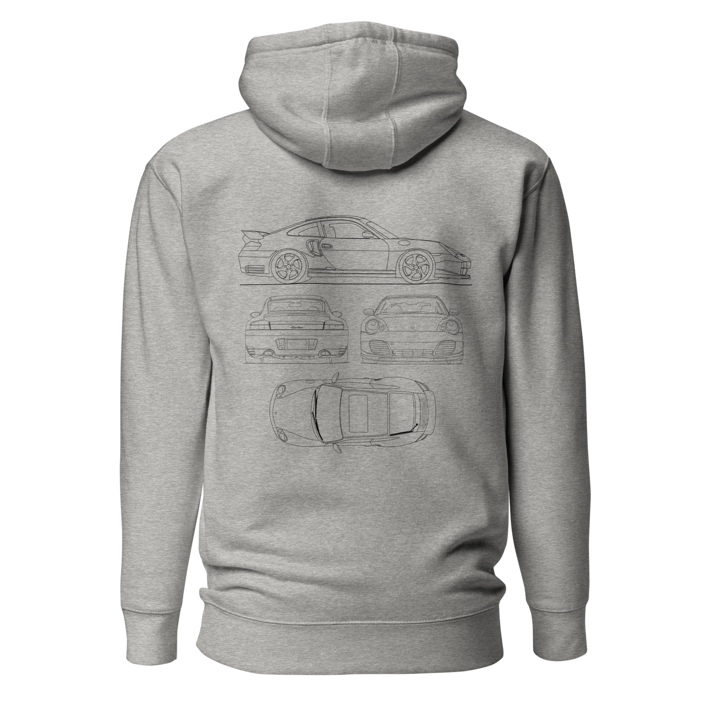 996 Embroidered Blueprints Hoodie