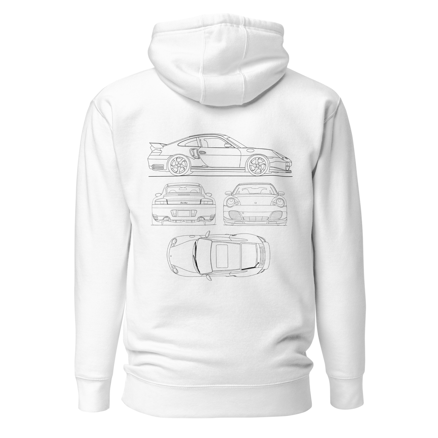 996 Embroidered Blueprints Hoodie